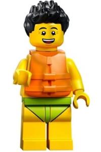 Sudsy Simon Tub Racer Minifigure - Stuntz driver piloting a Sudsy Simon Tub Racer - cty1476