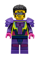 Stuntz Driver, The Blade Stunt, Black Coiled Hair, Dark Purple Shoulder Armor and Legs - cty1487