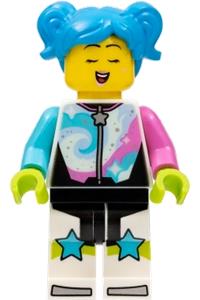 Poppy Starr Minifigure - Poppy Starr Stuntz Driver - cty1489