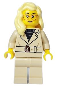 Tourist - Female, Tan Jacket and Legs, Bright Light Yellow Hair, Glasses cty1654