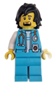Arctic Explorer - Male, Stethoscope, Medium Azure Legs, Black Hair - cty1658
