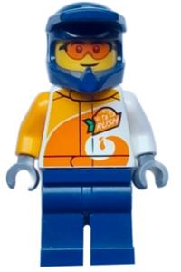 Quad Driver - Male, \ViTA RUSH\ Uniform, Dark Blue Legs, Dark Blue Helmet, Orange Safety Glasses cty1665