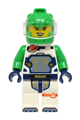 Astronaut - Female, White Spacesuit with Bright Green Arms, Bright Green Helmet - cty1759