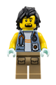 Explorer in sand blue jacket with stethoscope, black hair, and dark tan legs - cty1776