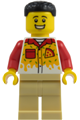 Male pizza chef with black hair and tan legs - cty2017