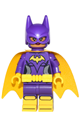 Batgirl, yellow cape, dual sided head with smile/scared pattern - dim044