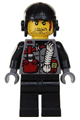 Digger with rope printed on the torso - din002