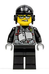 Viper Minifigure - Viper with Binoculars printed on the torso - din005