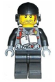 Digger with binoculars printed on the torso - din009