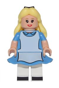 Alice (in Wonderland) Minifigure - Alice (in Wonderland), CMF Disney Series 1 - dis007