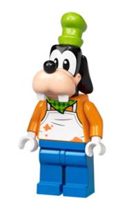 Goofy Minifigure - Goofy wearing a bandana and a white apron - dis052