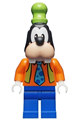 Goofy - orange shirt, lime vest, tie with blue polka dots - dis076