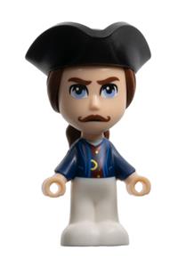 Captain Hook Minifigure - Captain Hook - Micro Doll - dis082