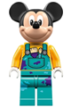 Mickey Mouse wearing dark turquoise overalls - dis115