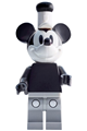 Vintage Mickey Mouse with white hat and black top, wearing light bluish gray legs - dis147