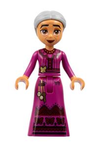Abuela Alma Madrigal Minifigure - Abuela Alma Madrigal with light bluish gray hair - dis170