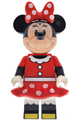 Minnie Mouse wearing a red polka dot plastic skirt - dis202