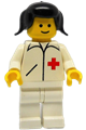 Doctor - Straight Line, White Legs, Black Pigtails Hair - doc008