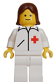 Doctor - Straight Line, White Legs, Red Female Hair - doc031