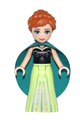 Anna wearing a dark turquoise cape - dp033