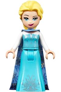 Elsa - Elsa - medium blue long narrow cape, white sleeves - dp050