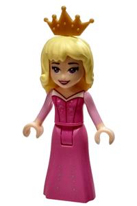 Aurora - Aurora with an open mouth, wearing a dress adorned with roses - dp064