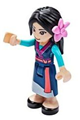 Mulan, dark blue robe - dp079