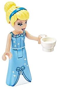 Cinderella - Cinderella in a dress decorated with stars and a bow - dp095