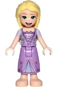Rapunzel with 2 Bows in Hair (Dark Purple and Lavender) dp103a
