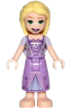 Rapunzel with 2 Bows in Hair (Dark Purple and Lavender) - dp103a