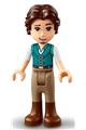 Flynn Rider wearing a dark turquoise vest - dp104