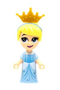 Cinderella - Micro doll Cinderella with a crown - dp123