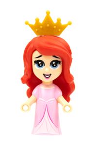 Ariel - Micro doll Ariel wearing a crown - dp125