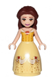 Belle - Dress with Red Roses, no Sleeves, Closed Mouth Smile - dp155