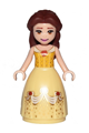 Belle - dress with red roses, no sleeves, closed mouth smile - dp155