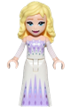 Elsa - White and Lavender Dress - dp158