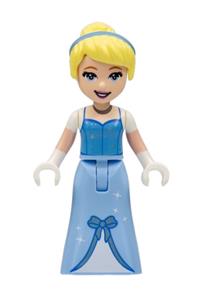 Cinderella - Cinderella with a dress adorned with stars and a bow, paired with a medium blue top - dp162