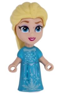 Elsa - Micro doll Elsa wearing a medium azure dress - dp183