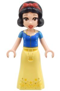 Snow White - Snow White mini-doll with dark azure sleeves and eye shadow - dp202