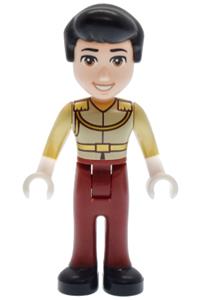 Prince Charming - Mini doll Prince Charming wearing a tan shirt with a medium nougat mouth - dp206
