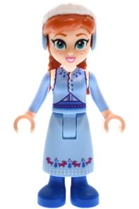 Disney Princess Anna - Anna wearing a bright light blue skirt and coat - dp210