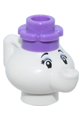 Mrs. Potts with a medium lavender flower - dp220