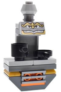 Chef Bouche - Chef Bouche with a printed face wearing a light bluish gray cone top - dp221
