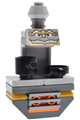 Chef Bouche with a printed face wearing a light bluish gray cone top - dp221