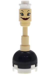 Fifi Babette - Fifi (Babette) with dark red lips wearing a white flower top - dp222