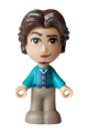 Flynn Rider micro-doll in medium tan with a dark turquoise jacket - dp244
