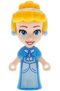 Cinderella - Cinderella micro-doll wearing a dark azure dress - dp246
