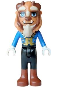 Beast / Prince Adam - Beast/Prince Adam mini-doll wearing black trousers and reddish brown boots - dp248