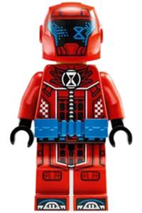 Cooper - Red Racing Suit, Blue Utility Belt, Helmet, Robot Arms drm034