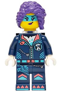 Zoey Minifigure - Zoey with a neck bracket and a plate 1 x 2 with clip - drm052